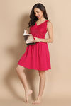 Zivame Lace N Mesh Babydoll - Raspberry Sorbet — thumbnail 4